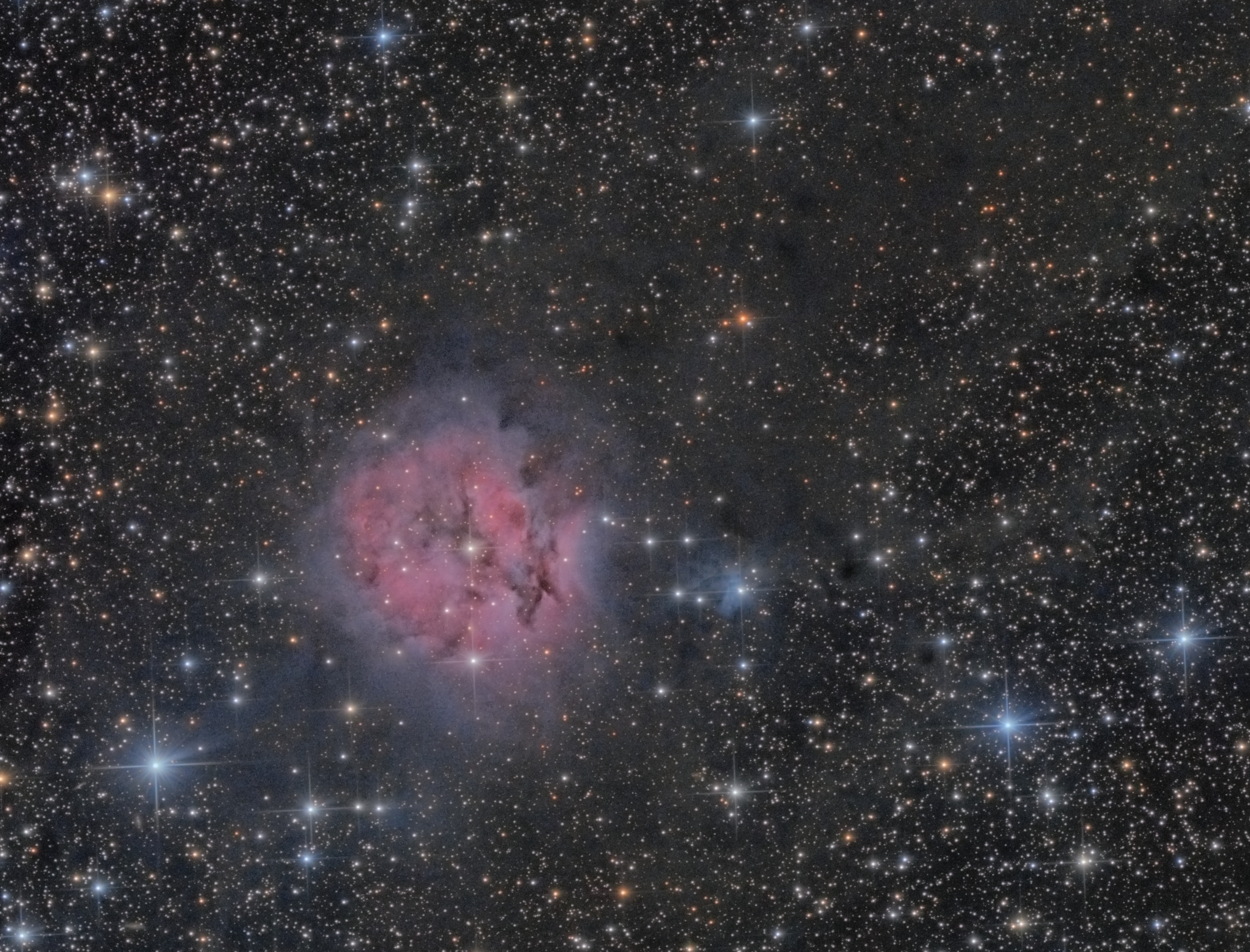 Cropped view of Cocoon Nebula Cropped